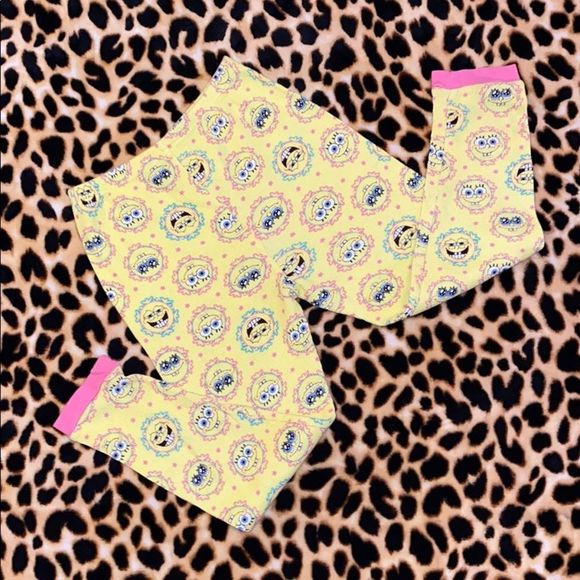 Spongebob thermal sleep pants size 8 - Picture 4 of 4